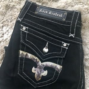 Rock Revival Boot cut- Sequin & Swarovski Crystals